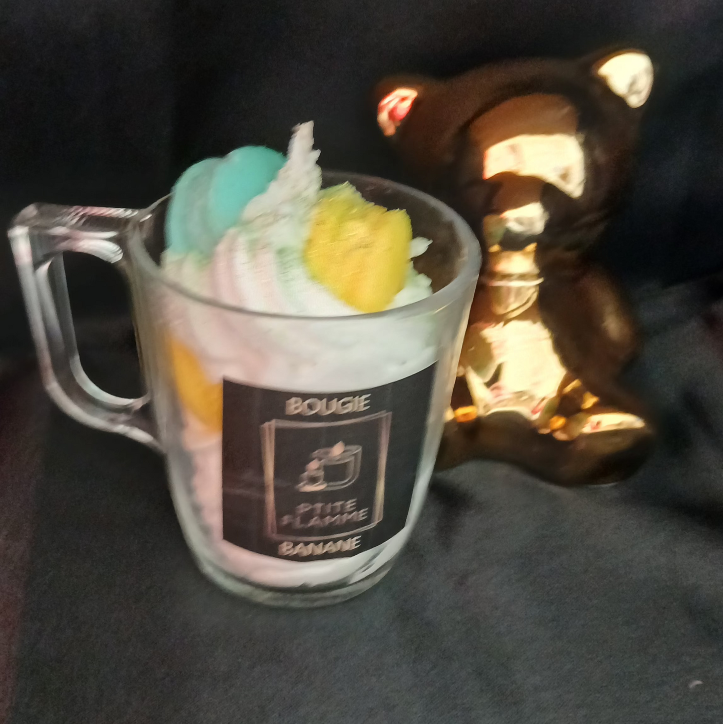 BOUGIE MACARON BANANE