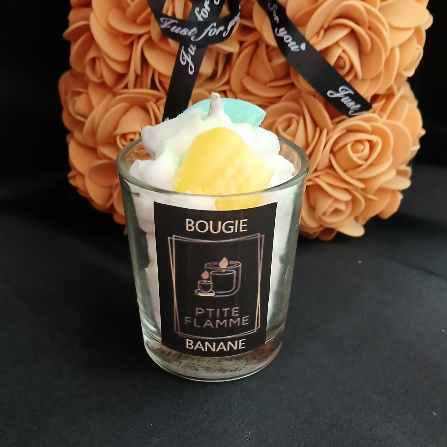 BOUGIE MACARON BANANE