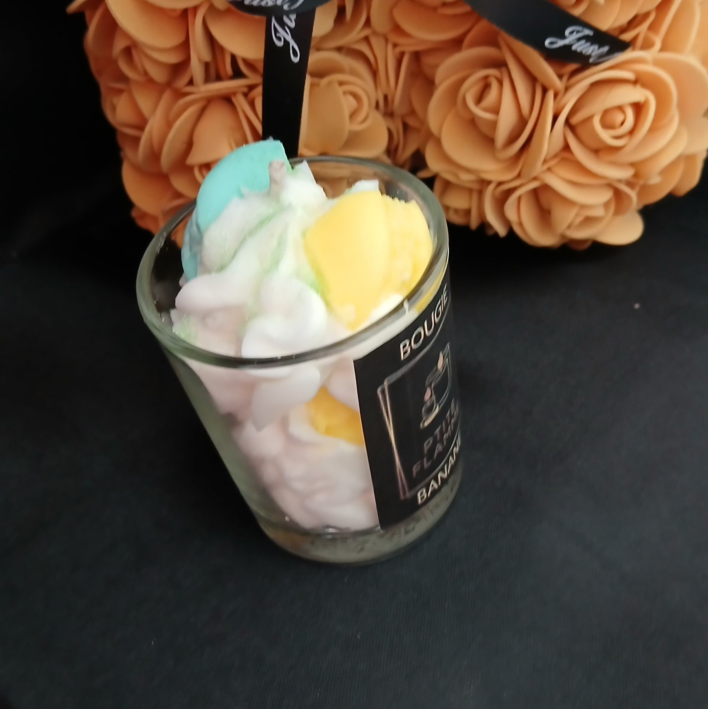 BOUGIE MACARON BANANE
