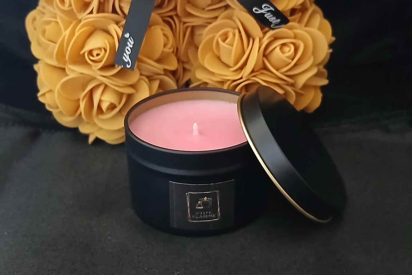🕯️ Bougie Parfumée en Boîte Métal – ✨ creme de soin