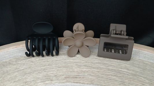 ✨ Lot de 3 petites pinces à cheveux ✨