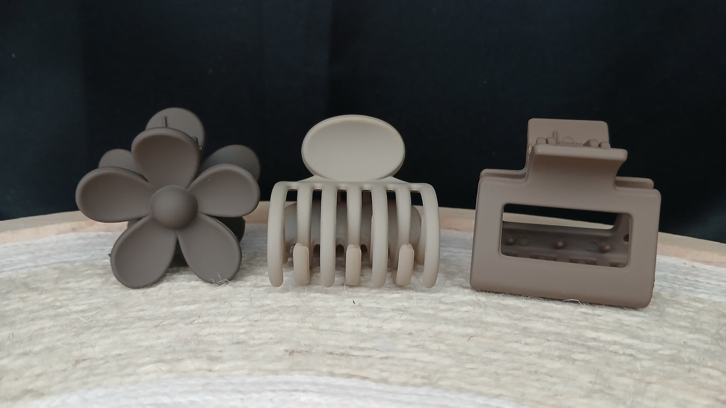 ✨ Lot de 3 petites pinces à cheveux ✨