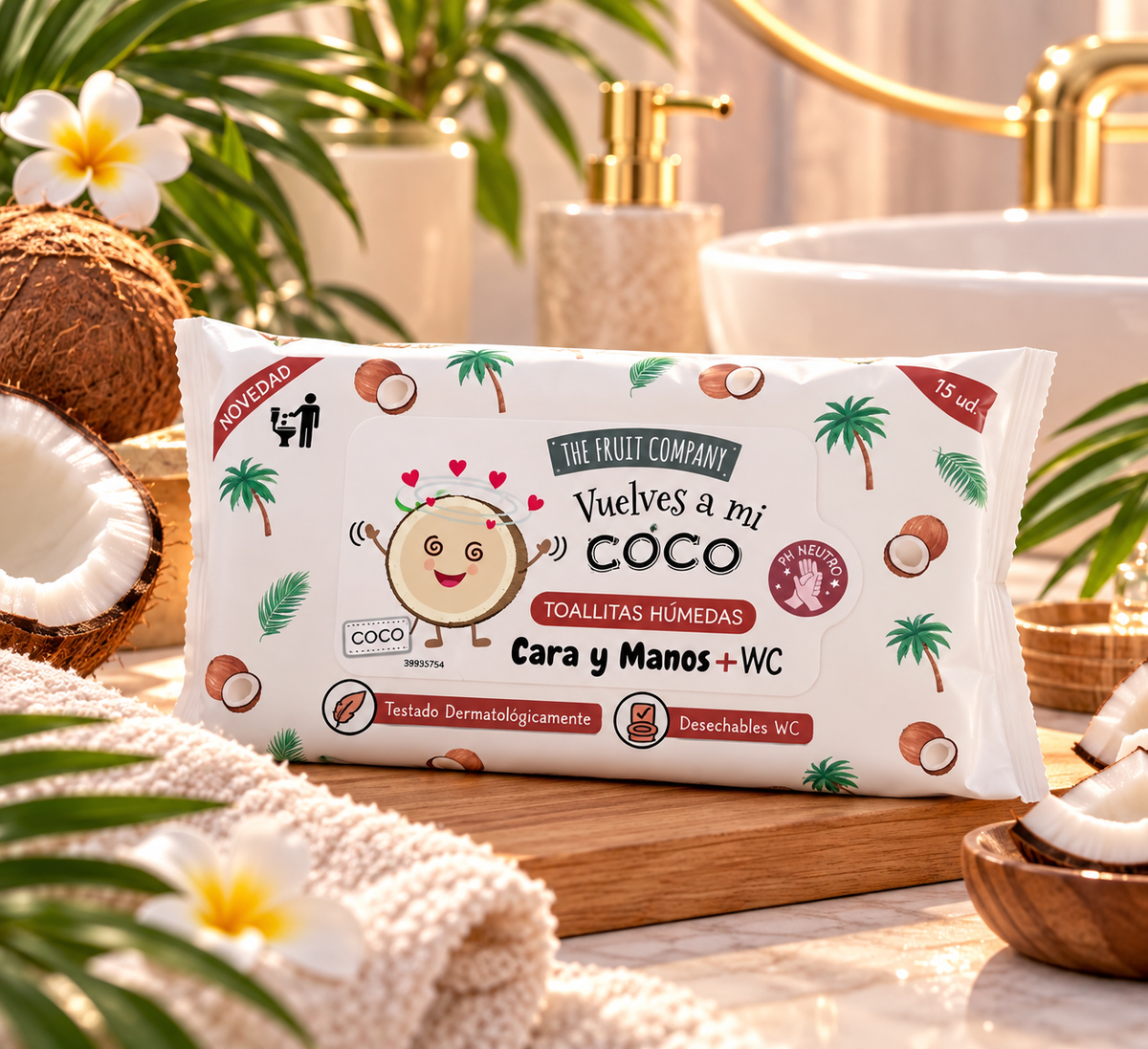 🥥 Lingettes Multi-Usages Coco – The Fruit Company