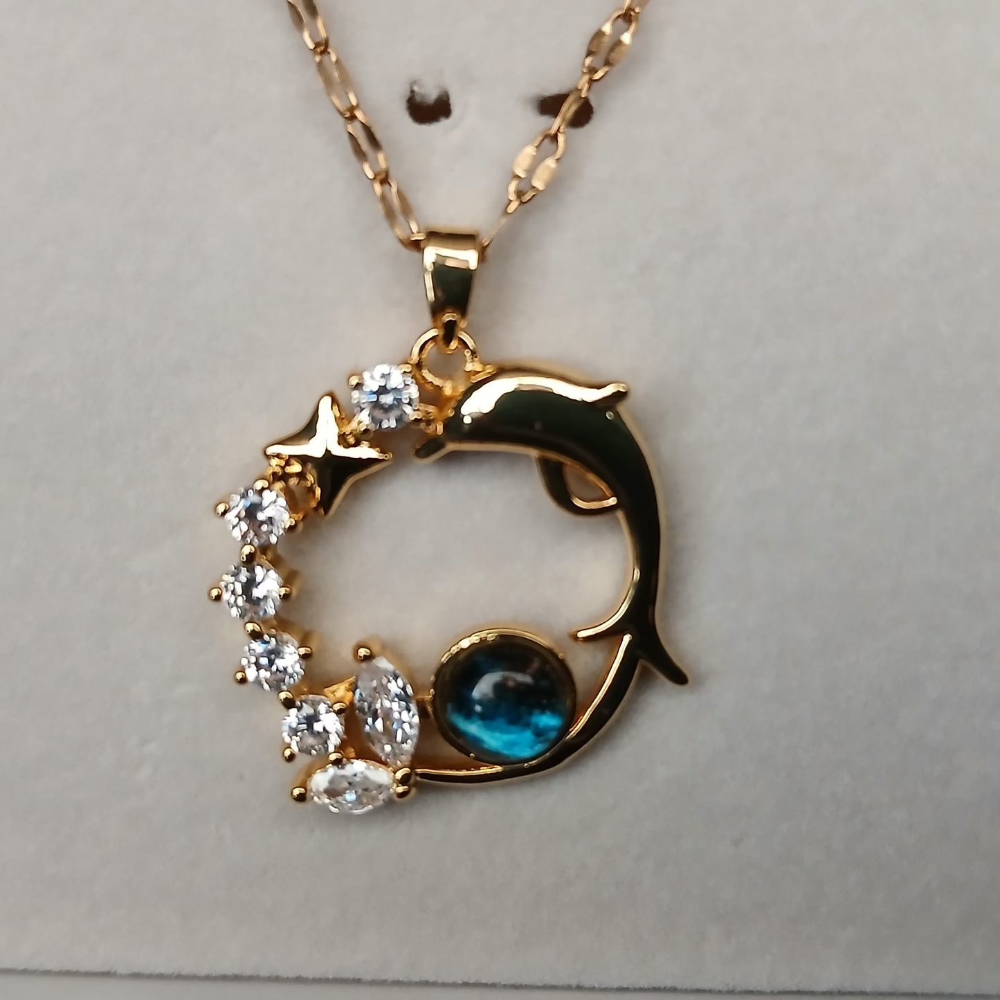 🐬 Chaîne avec pendentif dauphin 🐬