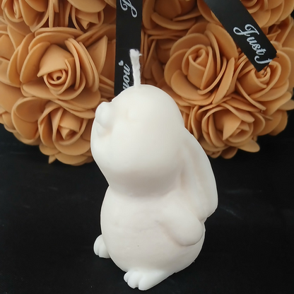 🐰✨ Bougie Parfumée Sculpturale – Lapin ✨🐰