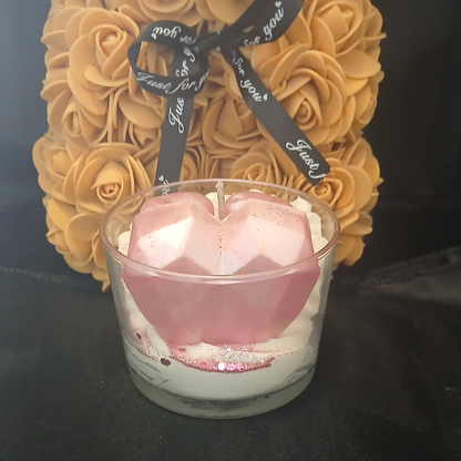 💖Bougie Chantilly Parfumée avec Cœurs💖
