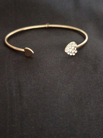 Bracelet duo coeur