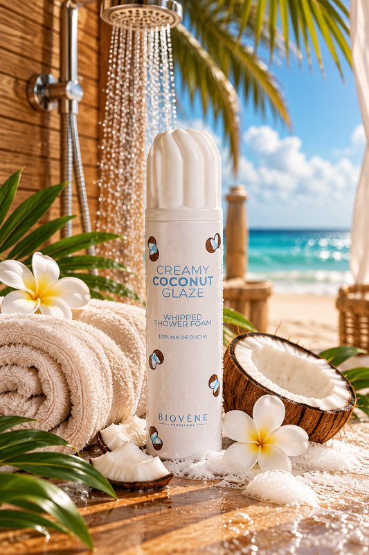 Mousse de Douche Fouettée Creamy Coconut Glaze – Biovène