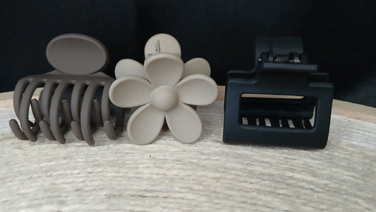 ✨ Lot de 3 petites pinces à cheveux ✨