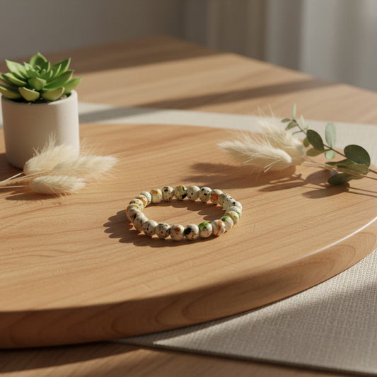 Blanc casser tacheté