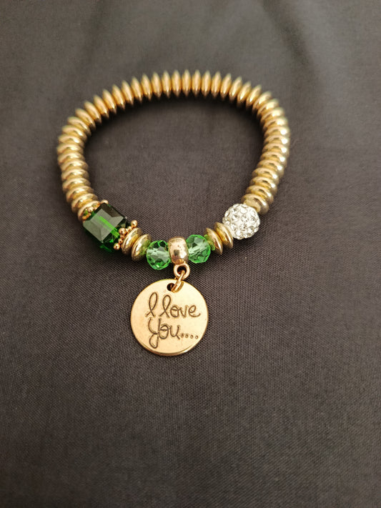 Bracelet fantaisie I LOVE YOU