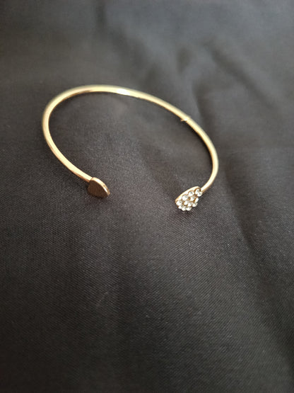 Bracelet duo coeur